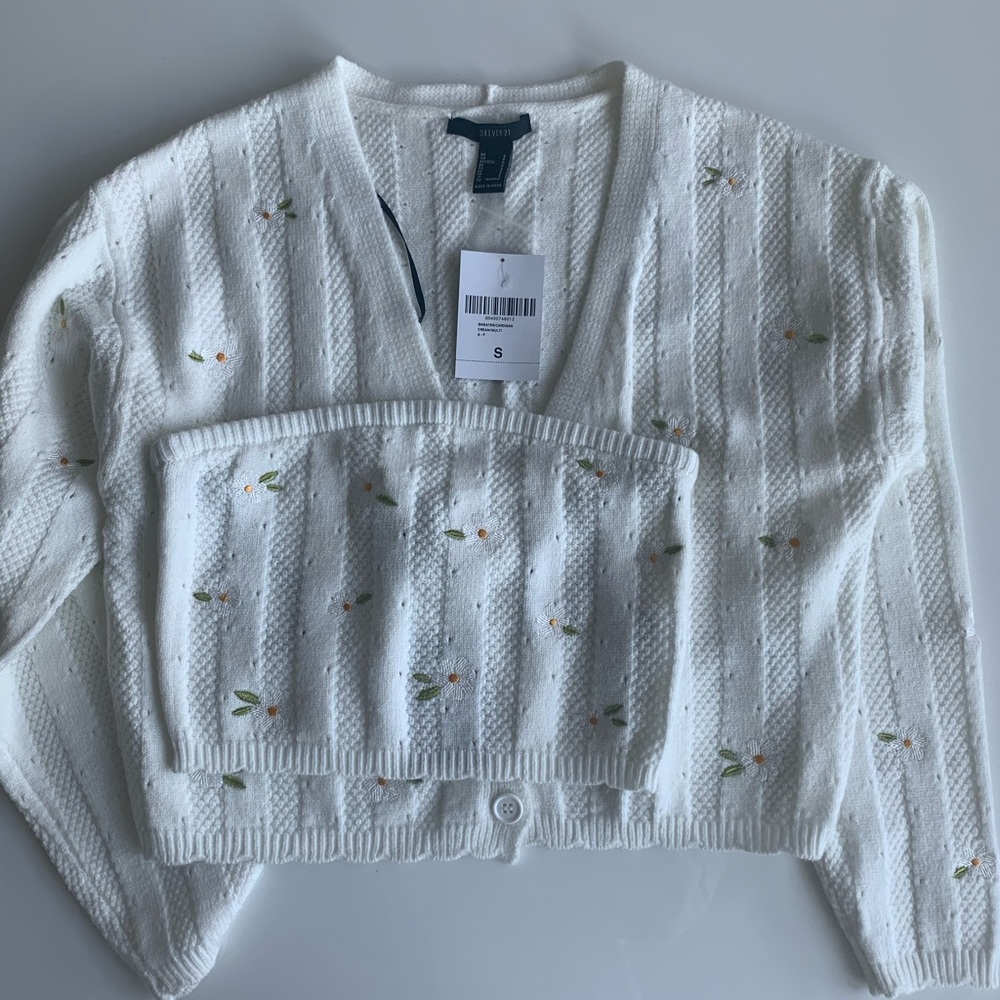 matching set sweater top